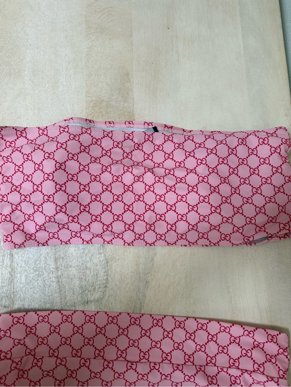 Pink GG Print Bikini - Picture 6 of 8